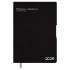 Ежедневник дат. 2026г А4 120л., кожзам, мягк.пер. "Шеврет глосс черный" +ПОДАРОК