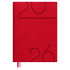 Ежедневник дат. 2026г А6 176л., кожзам, мягк.пер. "#Думай как миллиардер. Лезеретто красный" ляссе