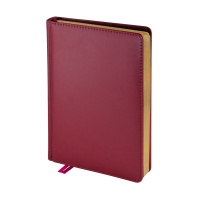 Ежедневник недат. А5 176л., кожзам, тв.обл. "Parliament. Бордовый" ляссе