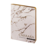 Ежедневник недат. А6 128л., кожзам, мягк.пер. "Carrara" ляссе