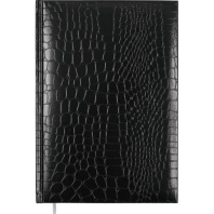 Ежедневник недат. А5 Attomex Arkona 272стр., черный, тв.обл., бумвинил, ляссе, 70г/м2