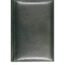 Ежедневник недат. В6 Attomex Visa 272стр., темно-зеленый, тв.обл.,кожзам., ляссе, 70гр/м2