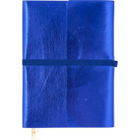 Ежедневник недат. В6 deVENTE Jardin 320стр., синий металлик, тв.обл.,кожзам.,ляссе, 70гр/м2