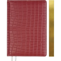 Ежедневник недат. В6 deVENTE Wild 320 стр.,бордовый ,тв.обл.,кожзам, ляссе, 70г/м2