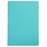 Ежедневник недат. А6 176л., 7БЦ, иск.кожа "Porcellana tinge. Бирюзовый" ляссе