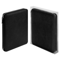 Ежедневник-органайзер недат. А5 кожзам., тв.пер., 120л. "Шеврет экстра черный"