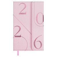 Еженедельник дат. 2026г 95*155мм 64л., кожзам., тв.пер. "Бьянчини розовый" тисн.фольгой, ляссе Еженедельник дат. 2026г 95*155мм 64л., кожзам., тв.пер. "Бьянчини розовый" тисн.фольгой, ляссе