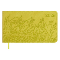 Планинг дат. 2026г 150*87мм 64л., кожзам., мягк.пер. "Виннер желтый" ляссе Планинг дат. 2026г 150*87мм 64л., кожзам., мягк.пер. "Виннер желтый" ляссе