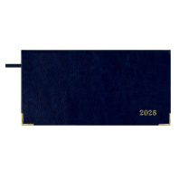 Планинг дат. 2026г 170*88мм 64л., кожзам., интегр.пер. "Сариф синий" ляссе Планинг дат. 2026г 170*88мм 64л., кожзам., интегр.пер. "Сариф синий" ляссе