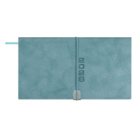 Планинг дат. 2026г 175*95мм 64л., кожзам., мягк.пер. "Тиволи глосс голубой" резинка,ляссе Планинг дат. 2026г 175*95мм 64л., кожзам., мягк.пер. "Тиволи глосс голубой" резинка,ляссе