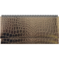 Планинг дат. 2026г, 294*142мм 64л., тв. обл., бумвинил, Arkona  золотистый, ляссе