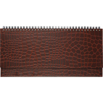 Планинг дат. 2026г, 294*142мм 64л., тв. обл., бумвинил, Arkona  коричневый, ляссе