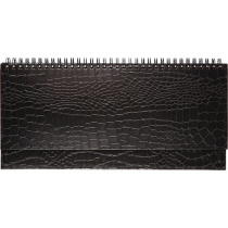 Планинг дат. 2026г, 294*142мм 64л., тв. обл., бумвинил, Arkona  черный, ляссе