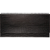 Планинг дат. 2026г, 294*142мм 64л., тв. обл., бумвинил, Arkona  черный, ляссе