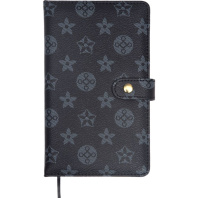 Планинг недат. 100*170мм 80л.,кожзам "Selena" черный, 70м/г2, на кнопке Планинг недат. 100*170мм 80л.,кожзам "Selena" черный, 70м/г2, на кнопке