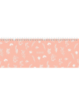 Планинг недат. 105*290мм 56л., 7БЦ гребень "Цветочный паттерн - 1" мат.лам., лен Планинг недат. 105*290мм 56л., 7БЦ гребень "Цветочный паттерн - 1" мат.лам., лен