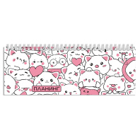 Планинг недат. 290*100мм 64л., гребень "Чиби-котята" глянц.лам. Планинг недат. 290*100мм 64л., гребень "Чиби-котята" глянц.лам.