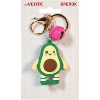 Брелок "deVENTE. Crazy avocado" 5,1*6см с цепочкой и бубенчиком, резиновый* Брелок "deVENTE. Crazy avocado" 5,1*6см с цепочкой и бубенчиком, резиновый*
