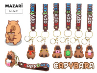 Брелок "Капибара" 5,5*4см, 6 диз. Брелок "Капибара" 5,5*4см, 6 диз.