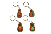 Брелок "Капибара" ПВХ 4,5*2,4 см, ассорти Брелок "Капибара" ПВХ 4,5*2,4 см, ассорти