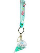 Брелок "Мороженое" ПВХ, жидкий центр 7*4см Брелок "Мороженое" ПВХ, жидкий центр 7*4см