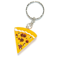 Брелок "Пицца" 3,5*3,5см пластик Брелок "Пицца" 3,5*3,5см пластик