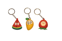 Брелок "Фрукты" ПВХ 4,4*3,6 см, ассорти Брелок "Фрукты" ПВХ 4,4*3,6 см, ассорти