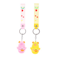 Брелок для ключей "Тапочки - уточки" 5*6см Брелок для ключей "Тапочки - уточки" 5*6см