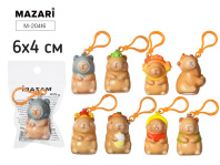 Брелок мягкий "Капибара" 6*4см Брелок мягкий "Капибара" 6*4см