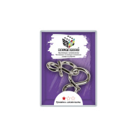 Головоломка металлическая "Петельки" 2*5см