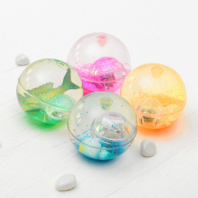 Мяч со светом 6,5см "Морские жители"