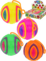 Мяч со светом с веревкой 7,5см