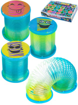 Пружинка 5см "Веселое настроение", светится, ассорти дизайнов