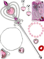 Набор "Сияй" палочка, ожерелье, сережки, кольцо, браслет, резинка Набор "Сияй" палочка, ожерелье, сережки, кольцо, браслет, резинка