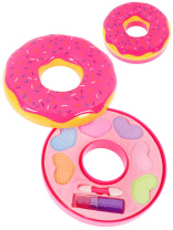 Детская косметика "Пончик" помада, тени, аппликатор