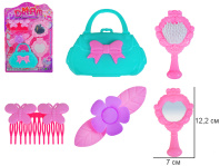 Игровой набор для девочки  5 предметов "Парикмахер" блистер