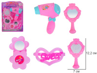Игровой набор для девочки  5 предметов "Парикмахер", блистер