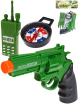 Игровой набор "В разведку" револьвер,рация,компас, бат.3*AG13 в комп