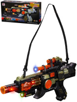 Игрушка автомат 38см "Точная цель" свет, звук, 3*AА не в к-те,в коробке