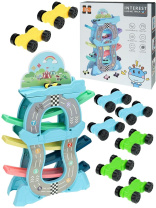 Автотрек 28*43см 36 дет., 8 машинок "Кто быстрее?" Автотрек 28*43см 36 дет., 8 машинок "Кто быстрее?"