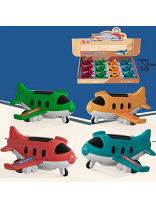 Самолёт инерционный 9см, цвет микс Самолёт инерционный 9см, цвет микс