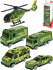 Набор машинок пластик 4шт, 10см "Военная техника"
