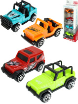 Набор машинок пластик 4шт, 10см "Джипы"