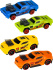 Набор машинок пластик 4шт, 5см "Гонки"