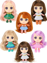 Кукла 8,5см, ассорти дизайнов, в пакете