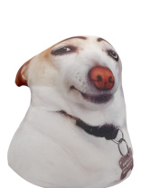 Игрушка антистресс 23см "Собака с бровями"