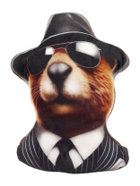 Игрушка антистресс 29см "Итальяно бандито (бобр)"