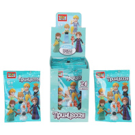 Конструктор пластм. "Принцессы" фигурки, слип пакет