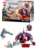 Конструктор пластм. Sluban "Атомная буря. Защитник"  118 дет.