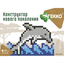 Конструктор 2D пластм. 421 дет. А5 "Дельфин"